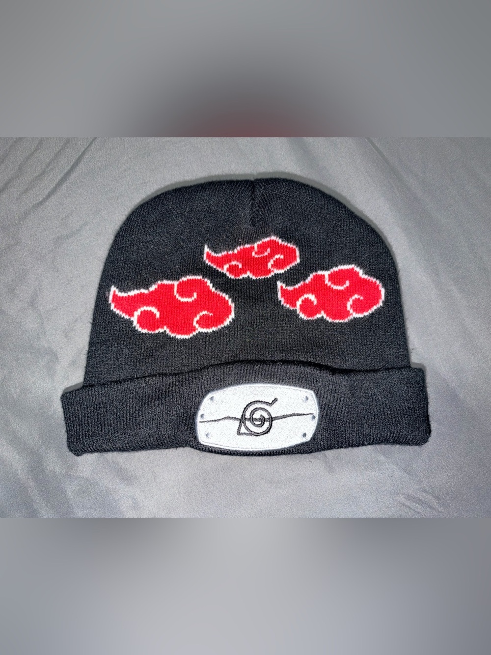Black Naruto Akatsuki Beanie